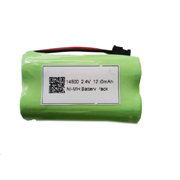 2.4V AA NIMH 14500 2S rechargeable battery pack BT-1007 1200mAh
