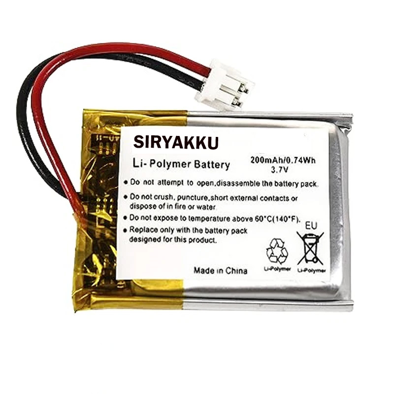 Battery For Sportdog FieldTrainer 425 SD-425 SD-425S FT-125 WetlandHunter FT-125W Remote Dog Training Transmitter SAC54-13734