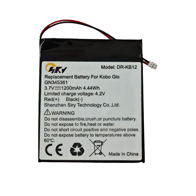 GN345361 DR-KB12 Li-Polymer Battery 3.7V 1200mAh Replacement For Kobo Glo Electric Book Reader