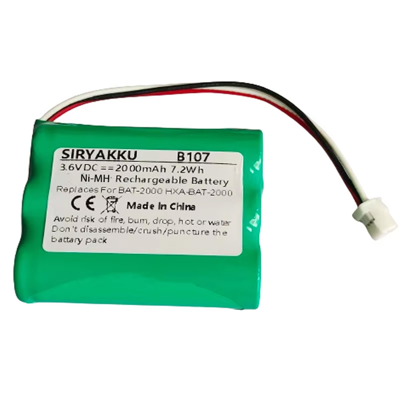 3.6V Replacement BAT-2000 HXA-BAT-2000 Battery For OMRON HBP-1300 HBP-1300 Blood Pressure Monitor 2000mAh
