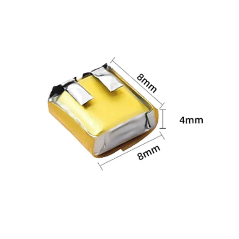 3.7v Lithium Ion 400808 Rechargeable Mini Lithium Polymer Battery For I7 i9S i12 Bluetooth Headset