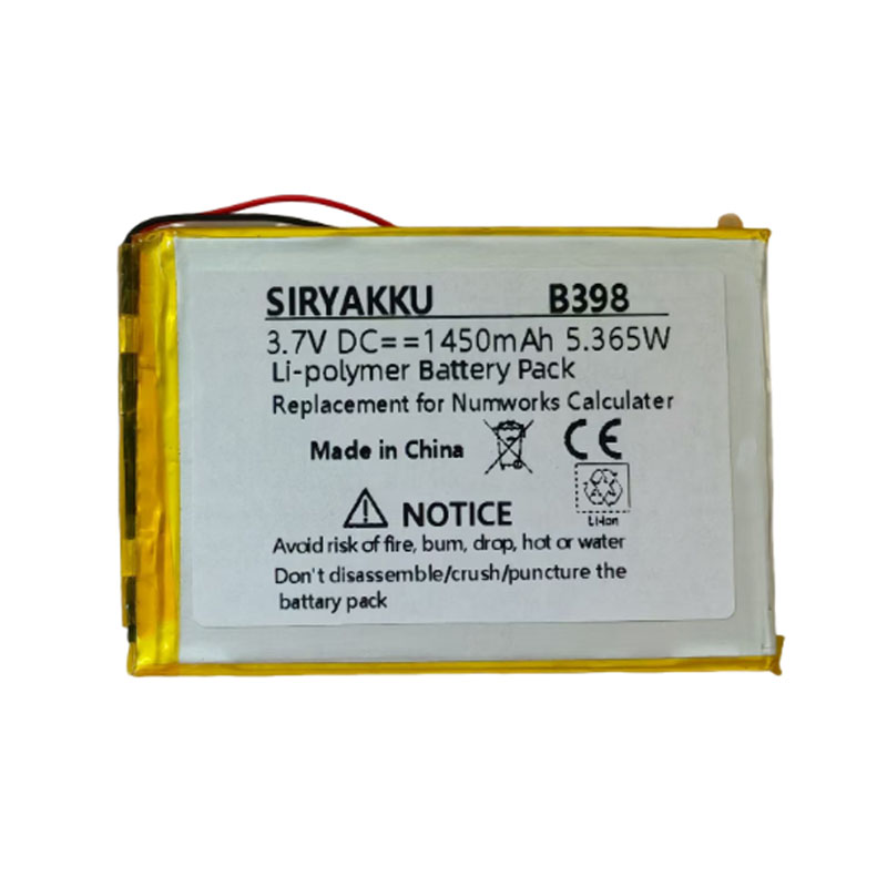  PD295572 3.7V 1450mAh Lithium Polymer Li-polymer Battery Replacement For Numworks Calculater